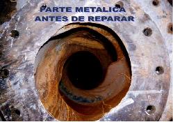 Reparacion de partes met�licas Productos de goma